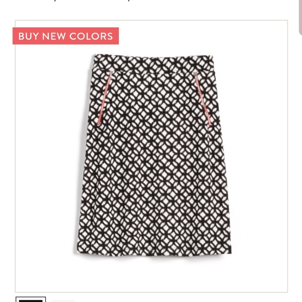 Le Lis Maura Zip Pocket Detail Skirt